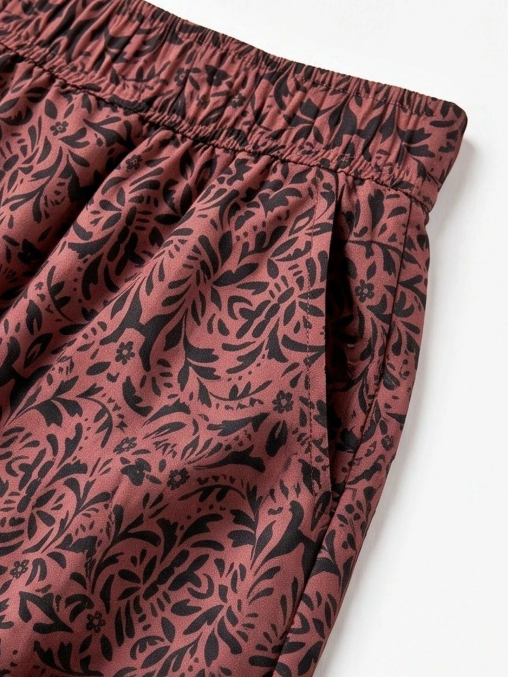 Signature by Reitmans Brown & Black Floral A-Line Midi Skirt – Size 4 - Picture 8 of 14